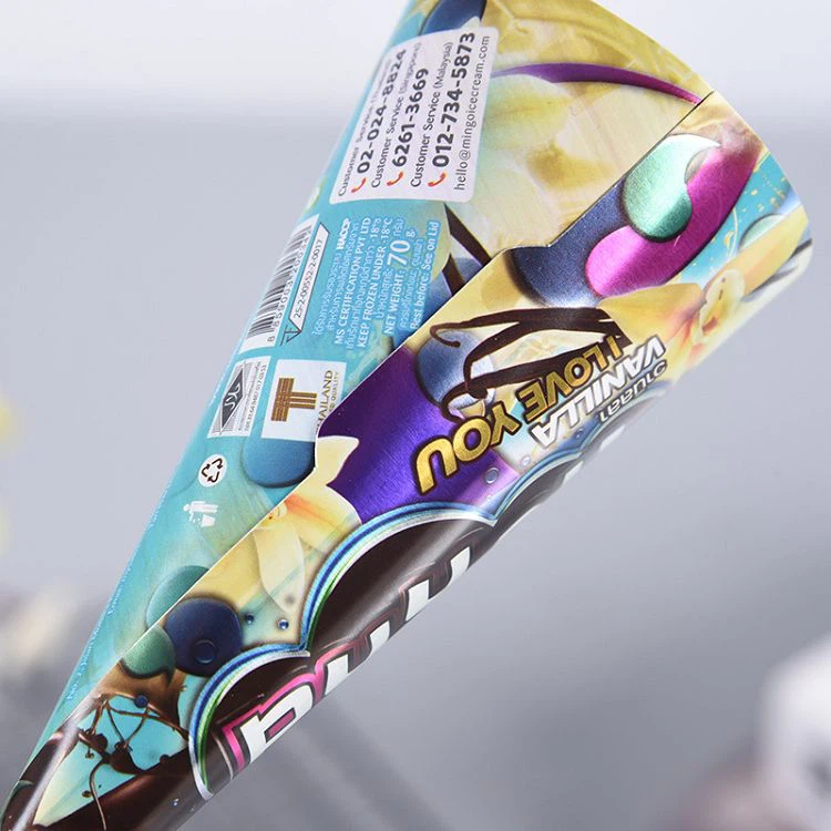custom printed ice cream cone sleeves(001)