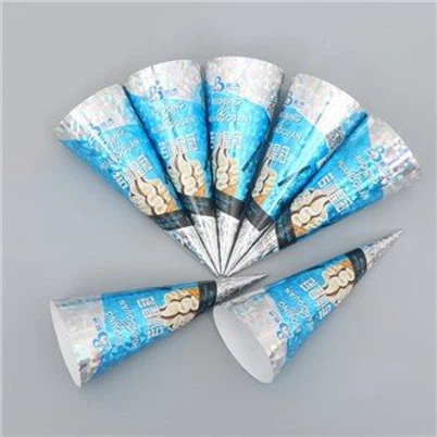 Papier do pakowania rękawów na lody