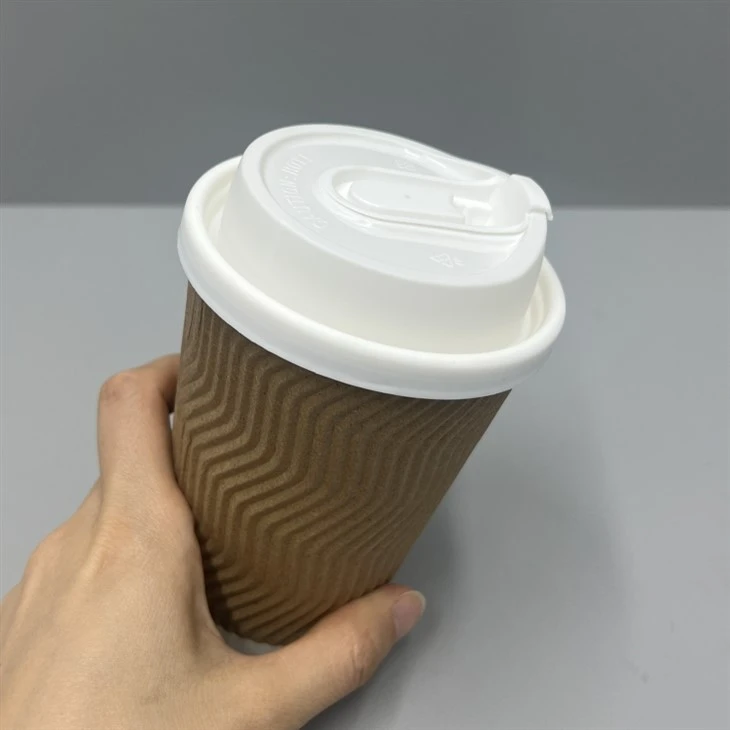 12oz disposable ripple cup