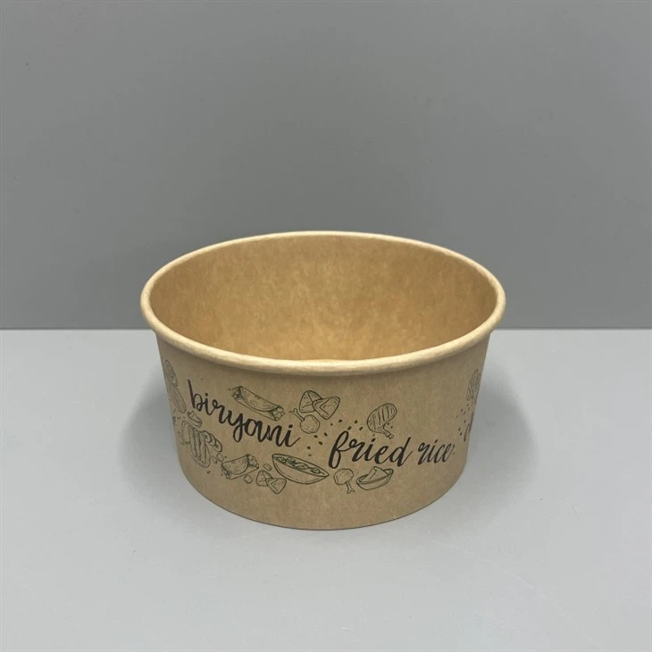 1000ml kraft bowl printing