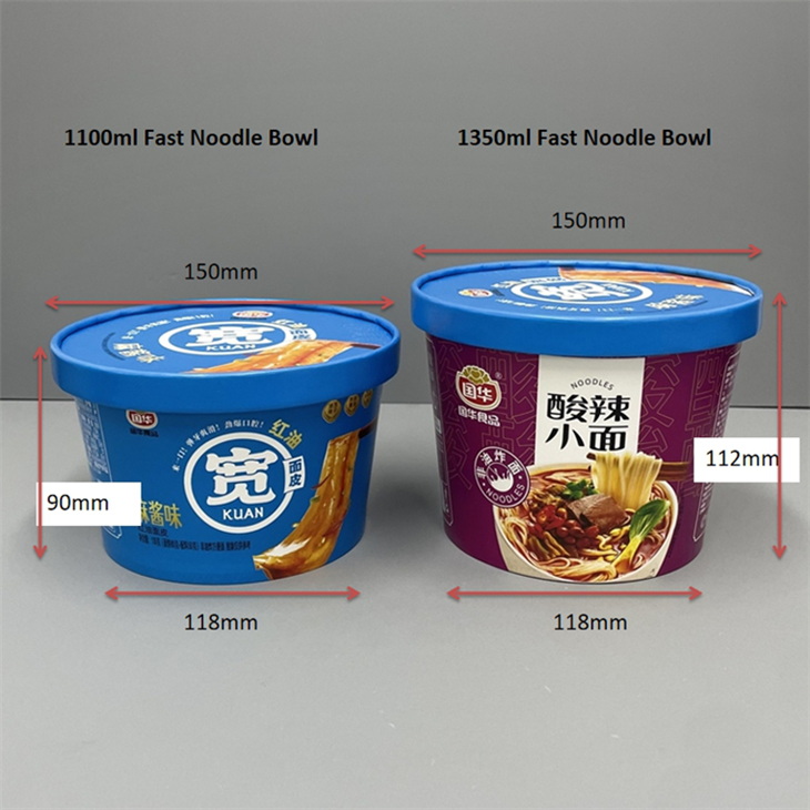 1100ML fast noodle cup with lid
